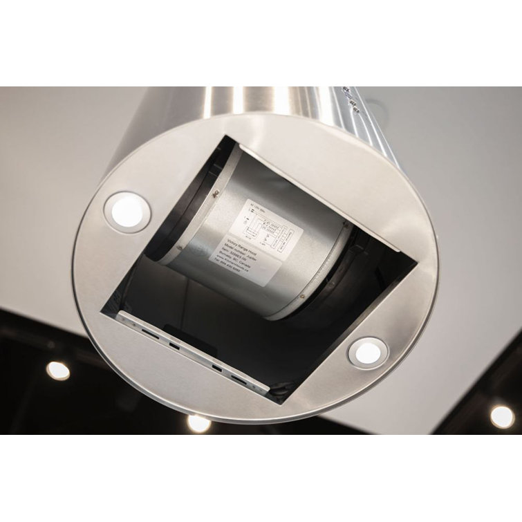 VictoryRangeHoods 14" 600 CFM Ductless Island Range Hood with Remote